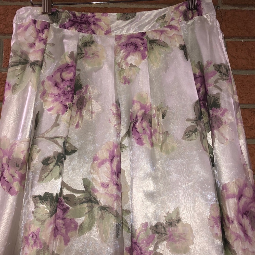💜ANIINA💜DRESS UP FLORAL CHIFFON SKIRT💜 - Picture 7 of 8